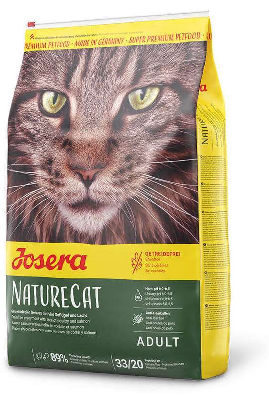 Josera (Йозера) Nature Cat - Сухой корм с лососем для котов с чувствительным пищеварением (2 кг) в E-ZOO