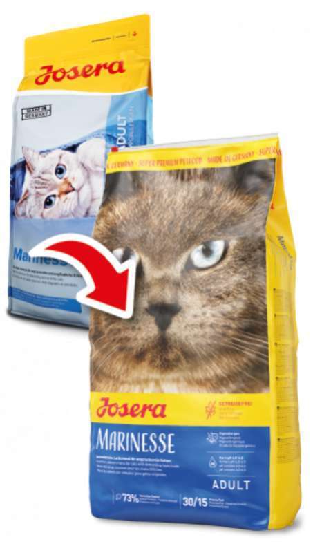 Josera (Йозера) Marinesse - Сухой корм с лососем для котов, страдающих пищевой непереносимостью (400 г) в E-ZOO