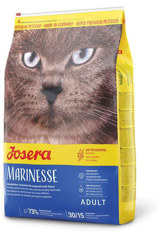 Josera (Йозера) Marinesse - Сухий корм з лососем для котів, які страждають харчовою непереносимістю (400 г) в E-ZOO