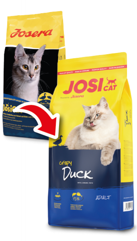JosiCat (ЙозіКет) by Josera Crispy Duck - Сухий корм з качкою для котів (10 кг) в E-ZOO