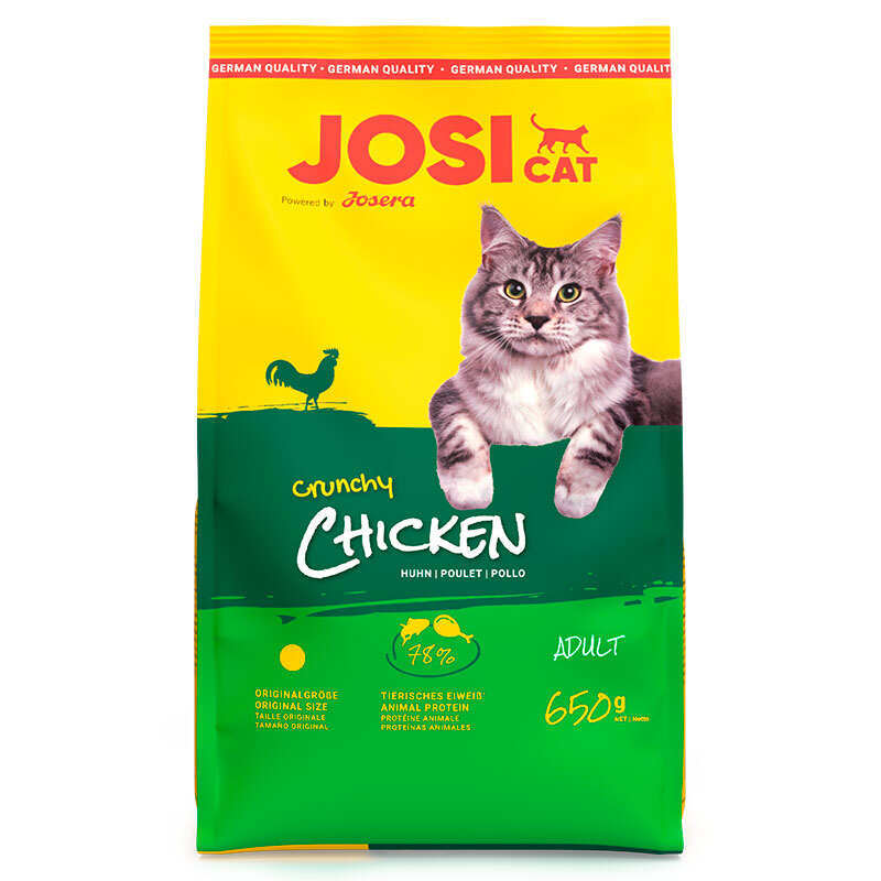 JosiCat (ЙозиКэт) by Josera Crunchy Chicken - Сухой корм с нежным мясом домашней птицы для котов (10 кг) в E-ZOO