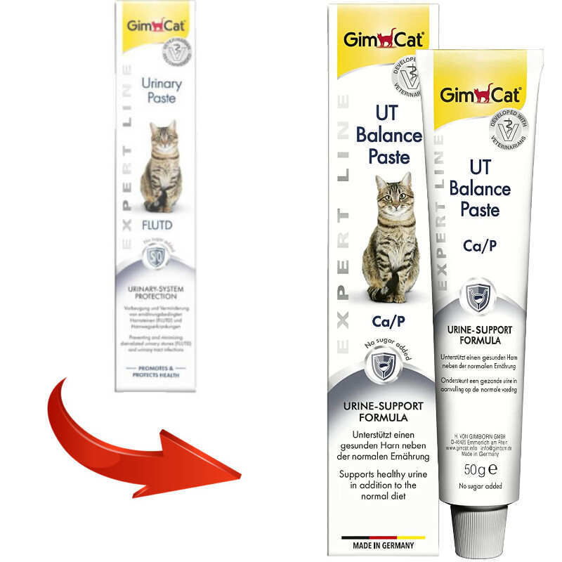 GimCat (ДжимКэт) Expert Line UT Balance - Паста для профилактики мочекаменных болезней у котов (50 г) в E-ZOO