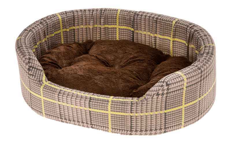 Ferplast (Ферпласт) DANDY F - Лежанка мягкое место для собак и кошек с двусторонней подушкой (45x35x13 см) в E-ZOO