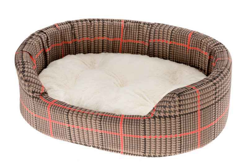 Ferplast (Ферпласт) DANDY F - Лежанка мягкое место для собак и кошек с двусторонней подушкой (45x35x13 см) в E-ZOO
