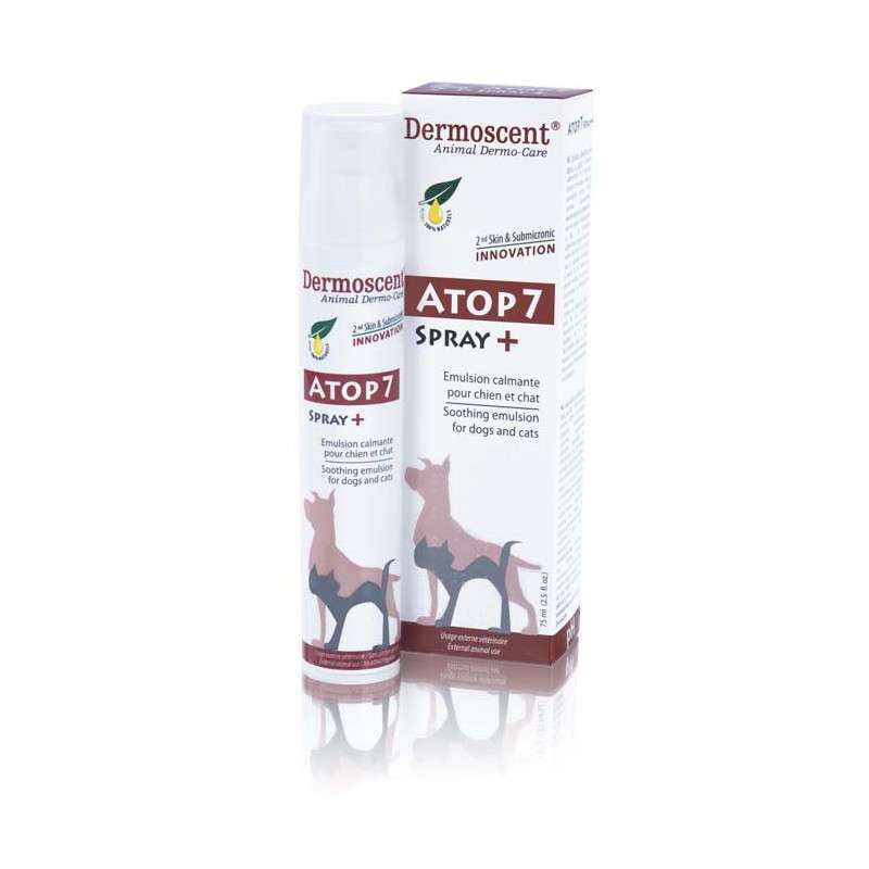 Dermoscent (Дермосент) ATOP 7 Spray+ - Успокаивающая эмульсия (75 мл) в E-ZOO