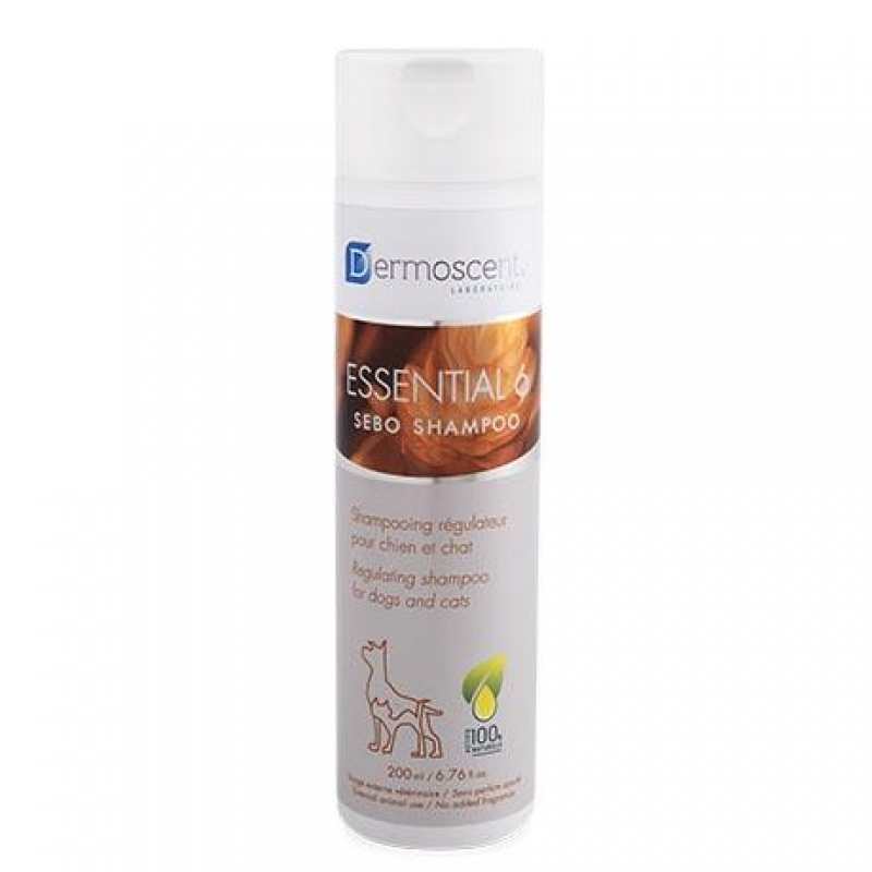 Dermoscent (Дермосент) Essential 6 Sebo Shampoo - Шампунь, регулирующий активность сальных желез (200 мл) в E-ZOO