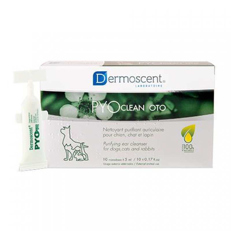 Dermoscent (Дермосент) PYOclean® OTO - Очищуючий засіб для вух (10х15 мл) в E-ZOO
