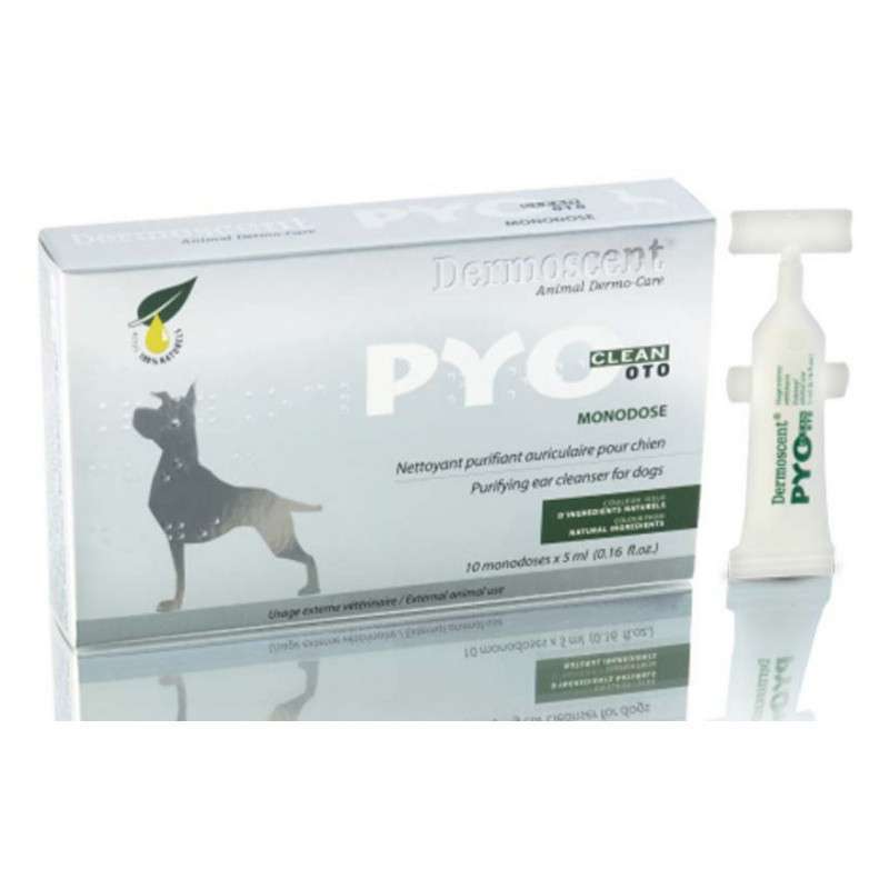Dermoscent (Дермосент) PYOclean® OTO - Очищающее средство для ушей (10х15 мл) в E-ZOO
