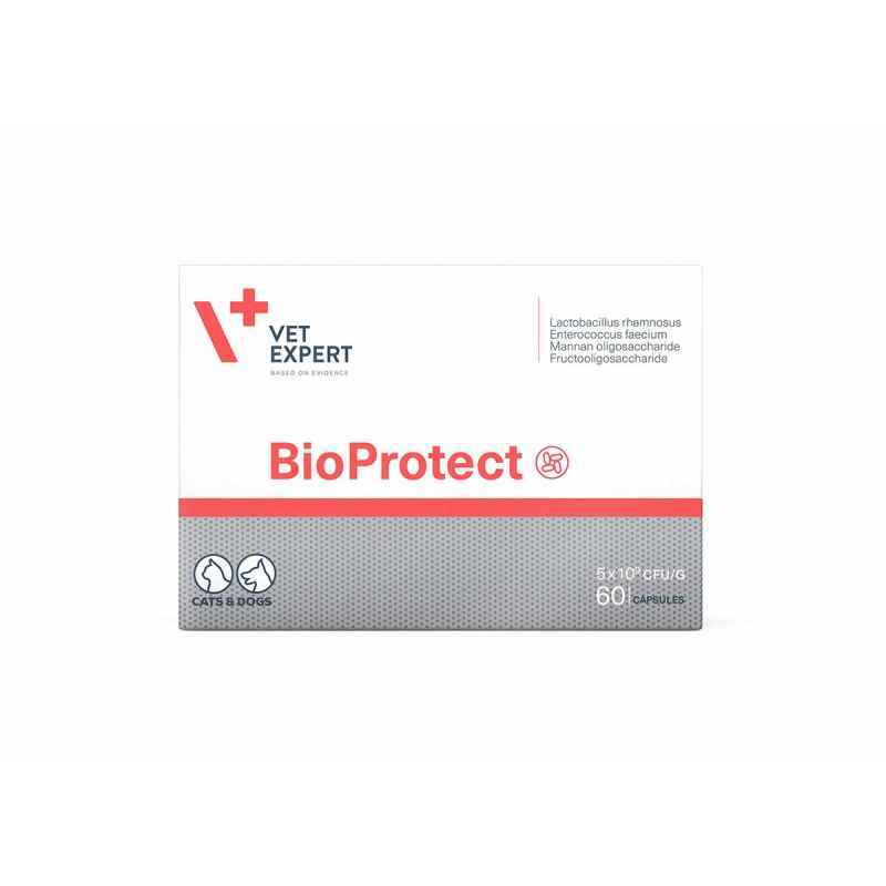 VetExpert (ВетЭксперт) BioProtect - Пищевая добавка для собак и кошек с дисбалансом микрофлоры ЖКТ (60 шт.) в E-ZOO
