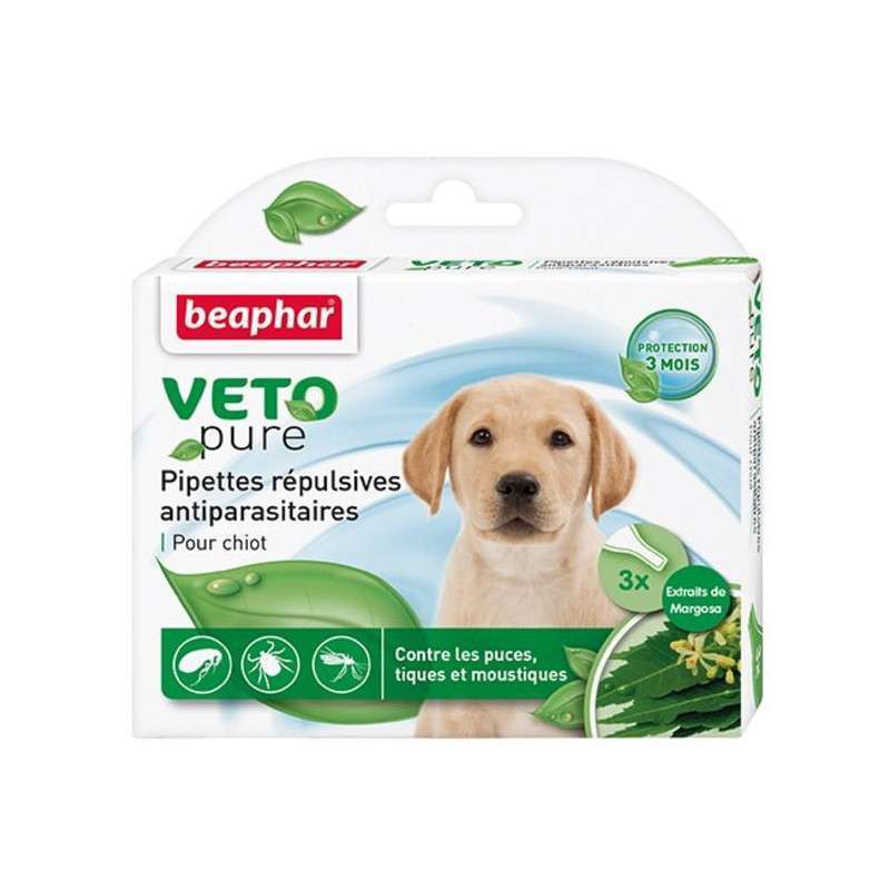 Beaphar (Беафар) Bio Spot On Puppy - Натуральные противопаразитарные капли для щенков (3х1 мл) в E-ZOO