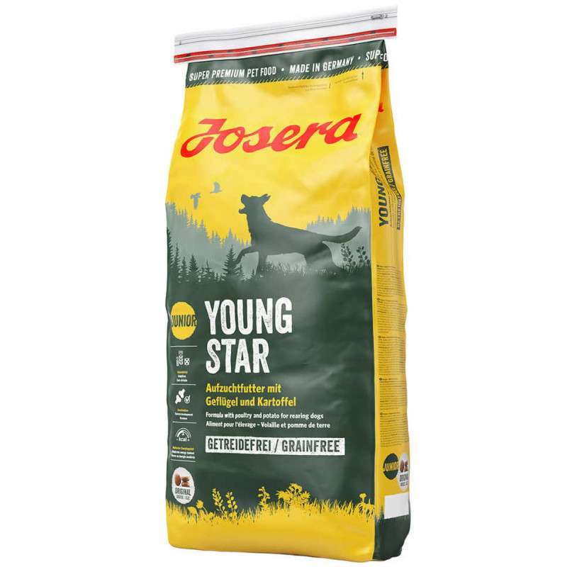 Josera (Йозера) Young Star - Сухий беззерновий корм для цуценят і молодих собак (15 кг) в E-ZOO