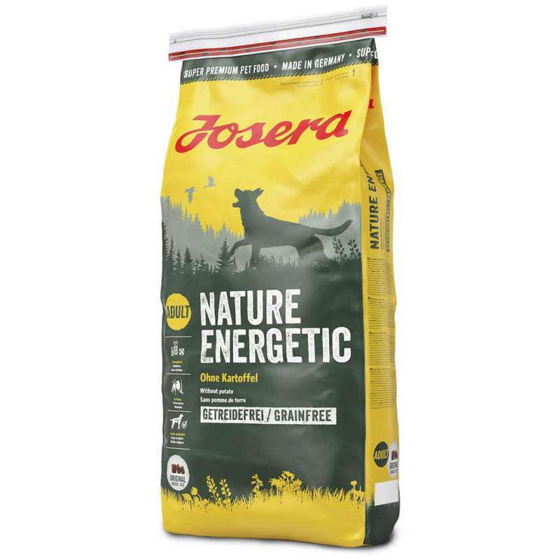 Josera (Йозера) Nature Energetic - Сухой беззерновой корм для взрослых собак (15 кг) в E-ZOO