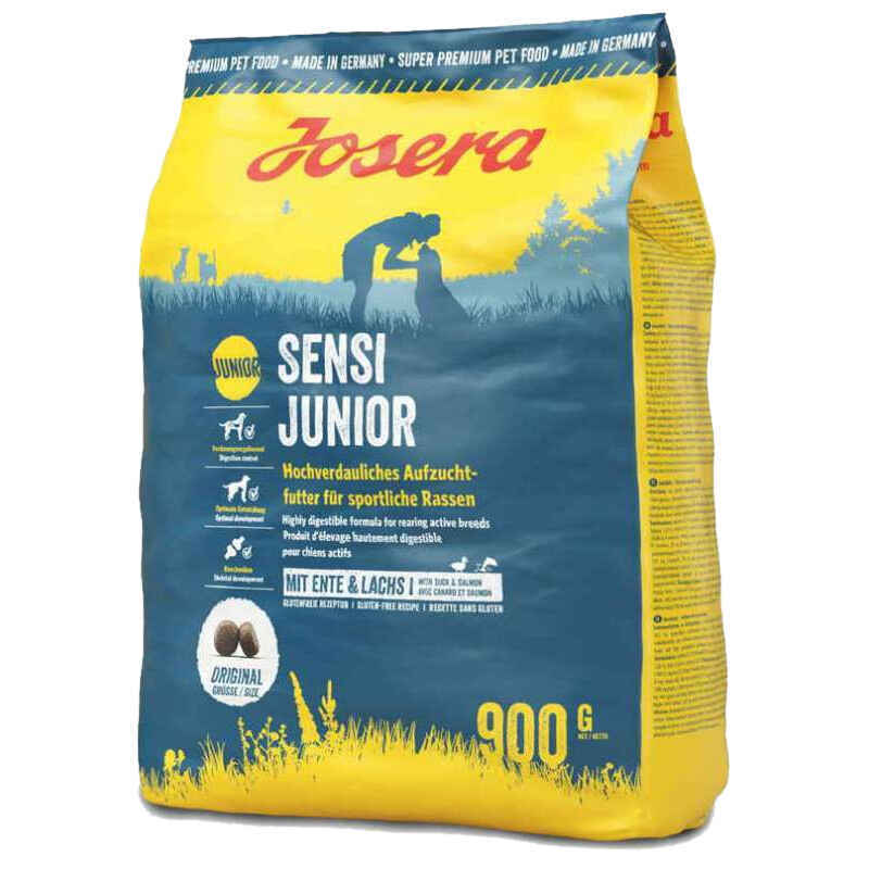 Josera (Йозера) Sensi Junior - Сухой корм для щенков и взрослых собак средних и больших пород с чувствительным пищеварением (900 г) в E-ZOO