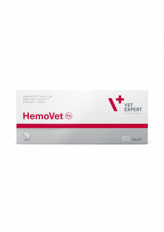 VetExpert (ВетЭксперт) HemoVet - Витаминно-минеральный препарат против анемии для собак (60 шт./уп) в E-ZOO