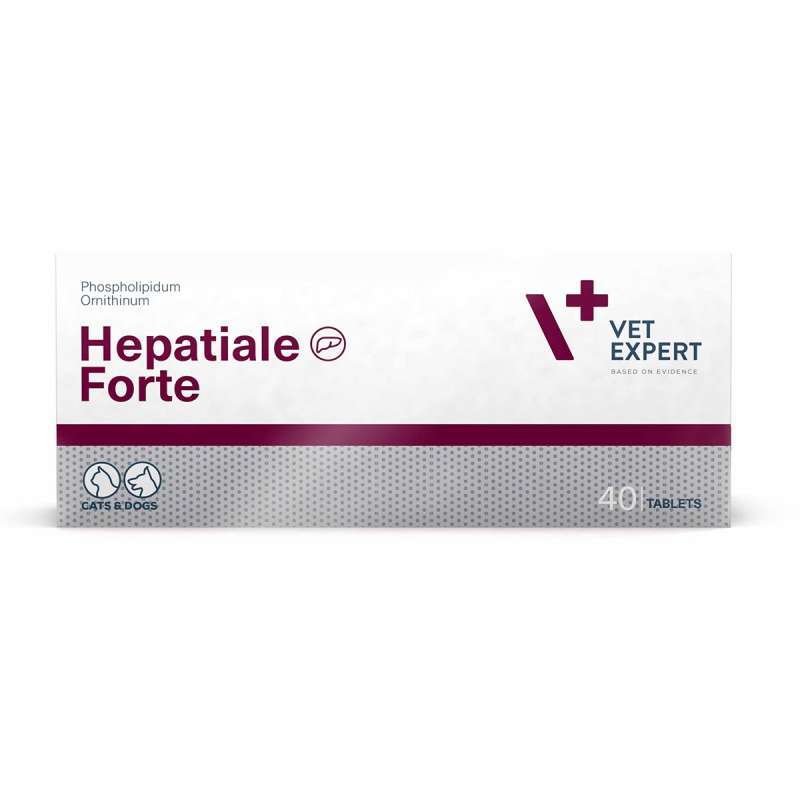 VetExpert (ВетЭксперт) Hepatiale Forte - Пищевая добавка для поддержания и восстановления функций печени собак и кошек (40 шт./уп.) в E-ZOO