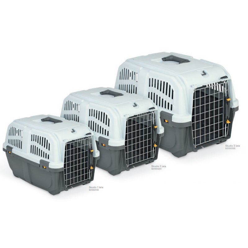 MPS (МПС) Skudo 1 IATA - Переноска для собак дрібних порід і котів вагою до 12 кг, що відповідає стандартам IATA (48х31,5х31 см) в E-ZOO