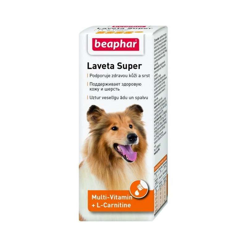 Beaphar (Беафар) Laveta Super - Мультивитаминная добавка для собак (50 мл) в E-ZOO
