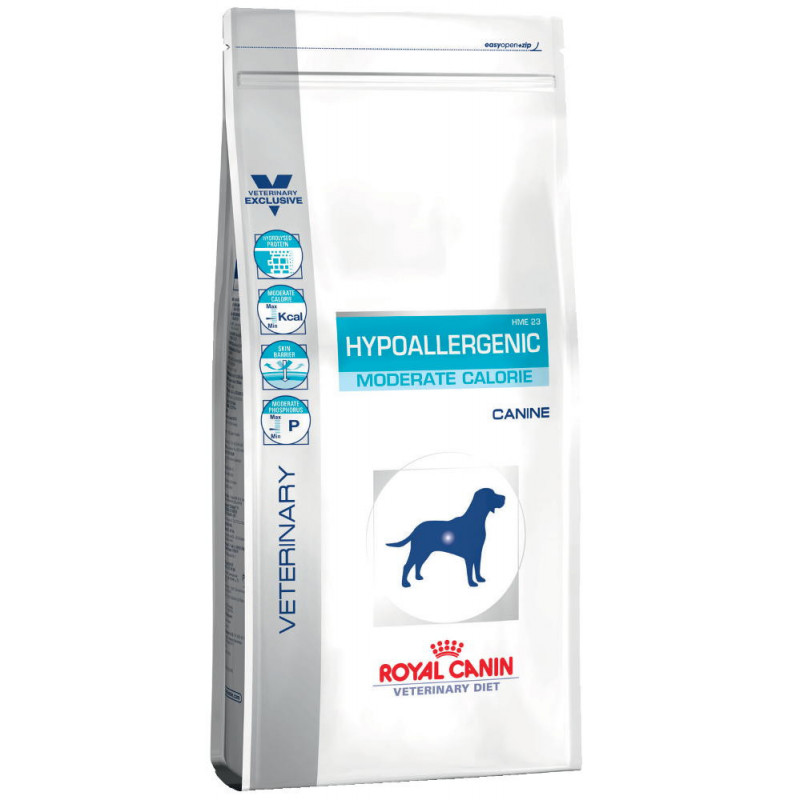 Royal Canin (Роял Канин) Hypoallergenic Moderate Calorie - Ветеринарная диета для собак при нежелательной реакции на корм (14 кг) в E-ZOO