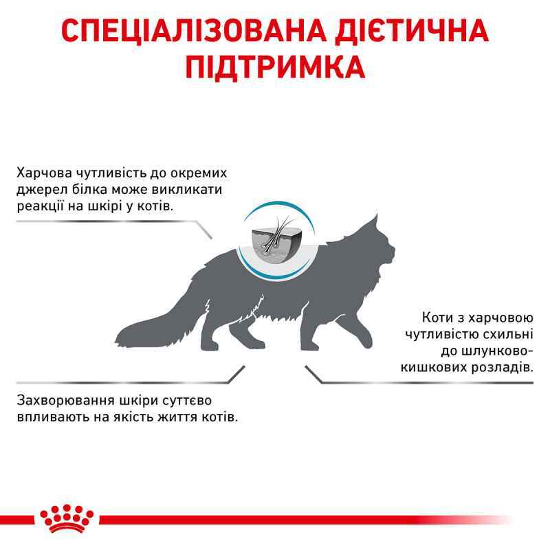 Royal Canin (Роял Канін) Veterinary Diet Anallergenic Feline - Ветеринарна дієта для котів при харчовій алергії (2 кг) в E-ZOO