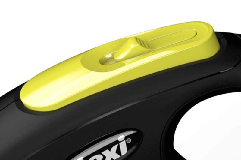 Flexi (Флекси) New Neon - Поводок-рулетка для собак, светящийся в темноте, трос (XS) в E-ZOO