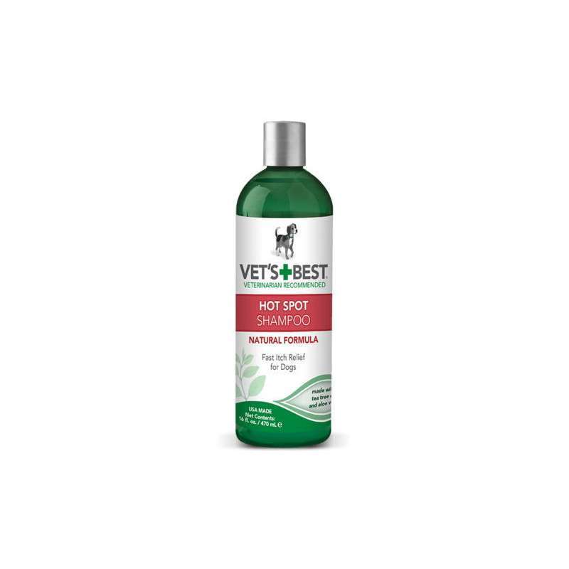 VET`S BEST (Ветс Бест) Hot Spot Shampoo - Шампунь для усунення подразнень, запалень та свербежу (470 мл) в E-ZOO