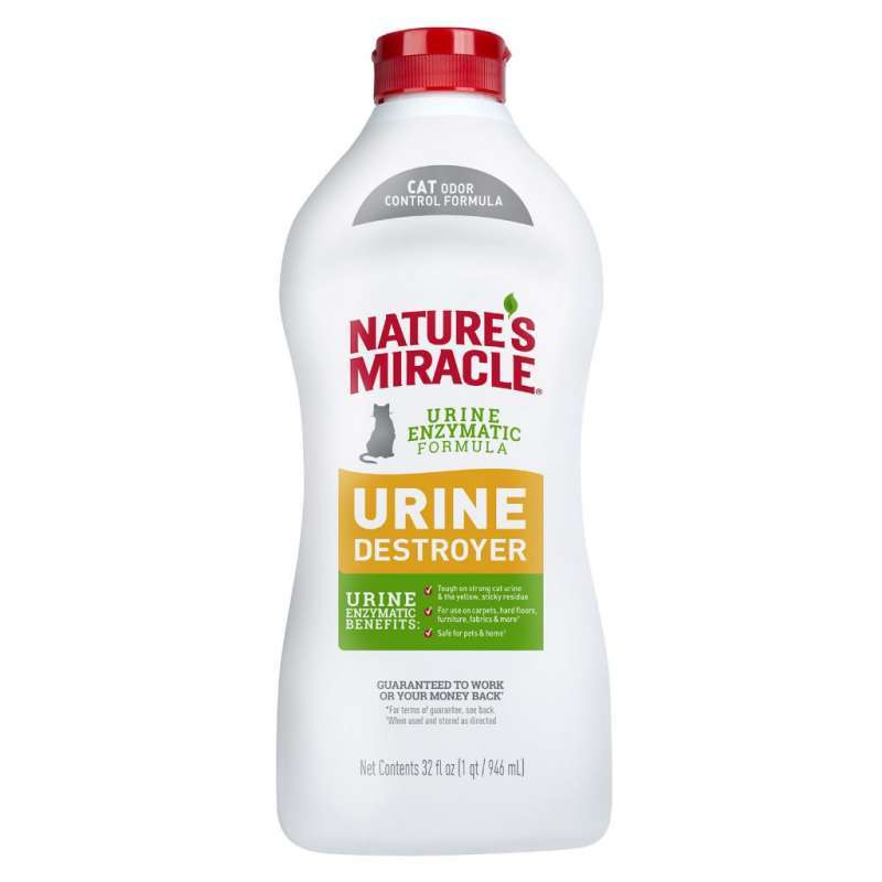 Nature's Miracle (Нейчерс Миракл) Urine Destroyer - Уничтожитель пятен и запахов мочи кошек (946 мл) в E-ZOO