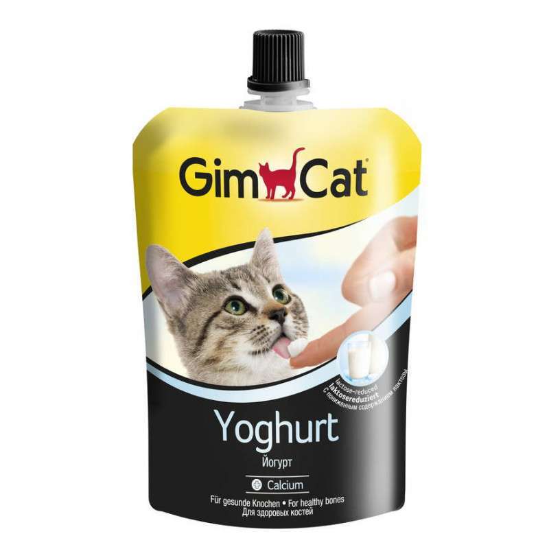 GimСat (ДжимКэт) Yoghurt - Лакомство - йогурт для кошек (150 г) в E-ZOO