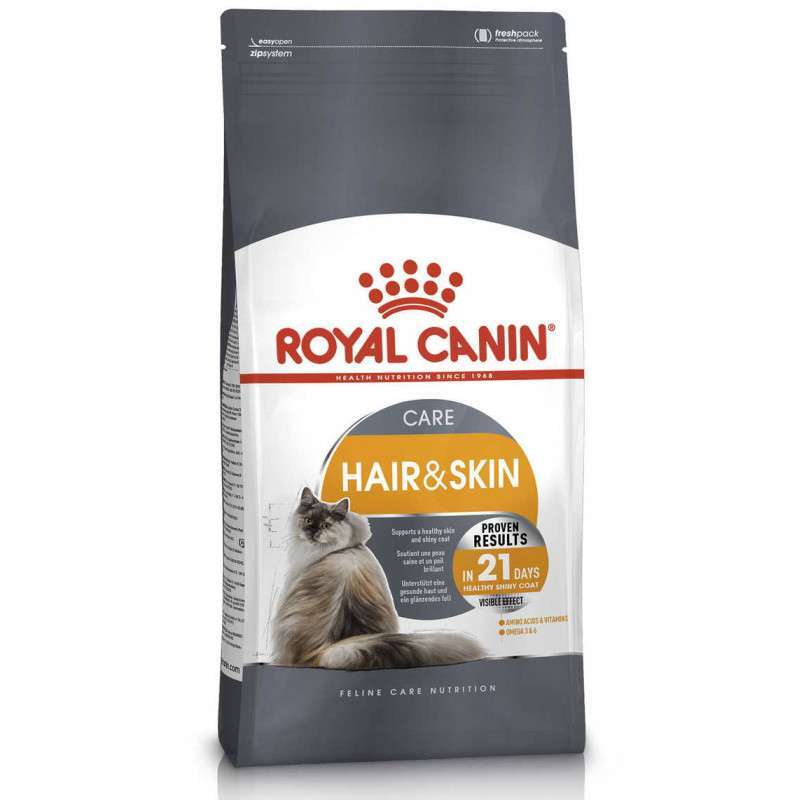 Royal Canin (Роял Канин) Hair & Skin Care - Сухой корм с курицей для кошек с проблемной шерстью (400 г) в E-ZOO
