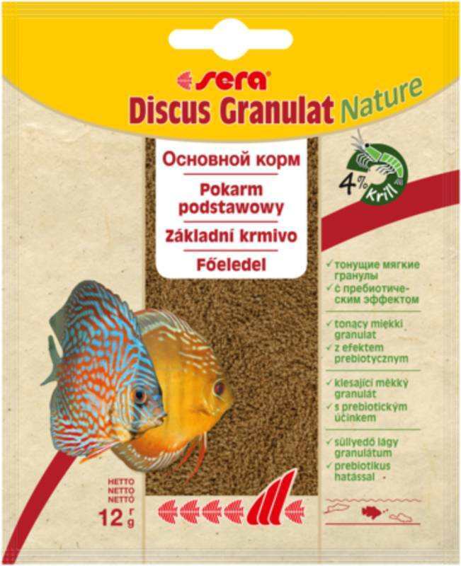 Sera (Сера) Discus granules Nature - Корм для всех видов дискусов в ...