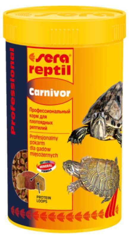Sera (Сера) Reptil Professional Carnivor - Корм для плотоядных рептилий (20 г) в E-ZOO