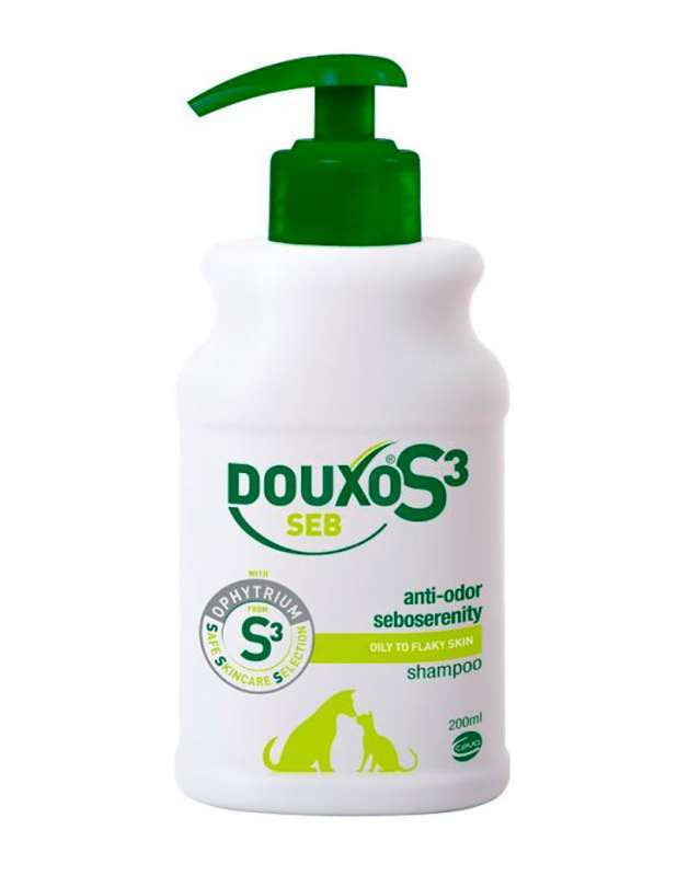 Ceva (Сева) Douxo S3 Seb - Лікувальний шампунь для жирної, сухої шкіри з лупою (200 мл) в E-ZOO