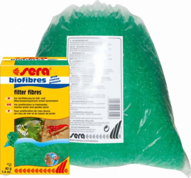 Sera (Сера) Biofibres Fine - Наполнитель для фильтров грубой очистки воды (400 г) в E-ZOO