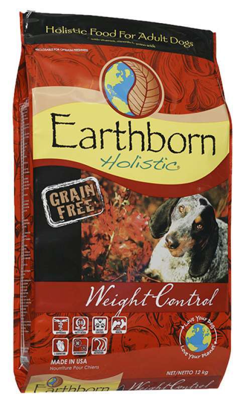 Earthborn Holistic (Ерсборн Холістік) Dog Weight Control - Сухий беззерновой корм з куркою для собак схильних до повноти (2,5 кг) в E-ZOO