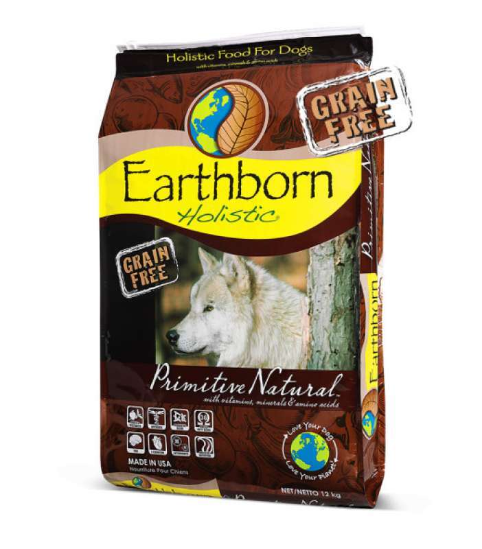 Earthborn Holistic (Эрсборн Холистик) Dog Primitive Natural - Сухой беззерновой корм с курицей для собак на всех стадиях жизни (2,5 кг) в E-ZOO
