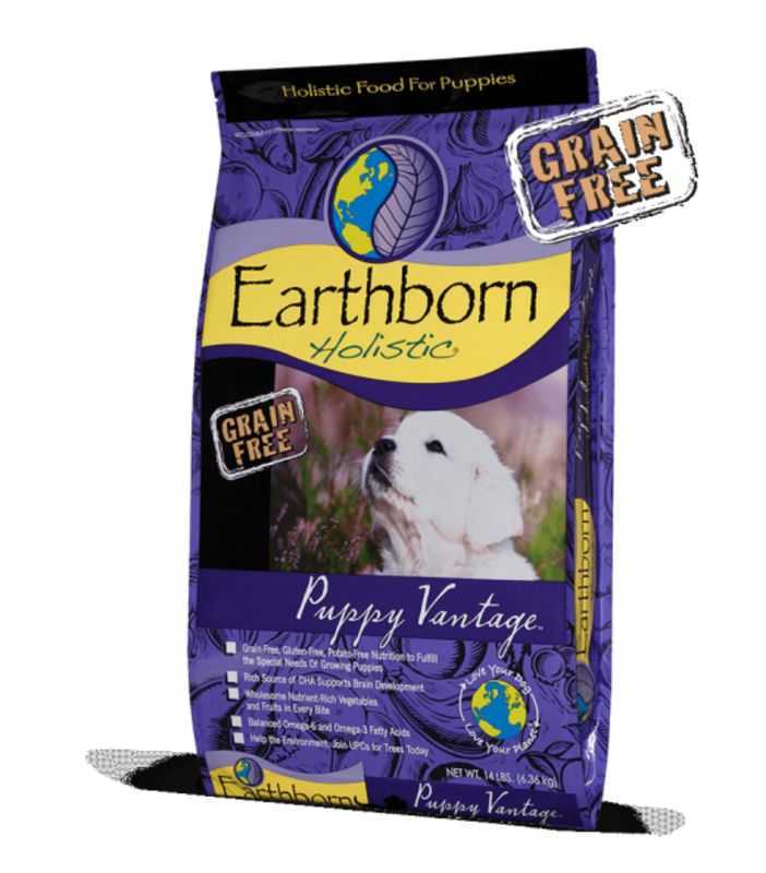 Earthborn Holistic (Эрсборн Холистик) Dog Puppy Vantage - Сухой корм с курицей и мясом белой рыбы для щенков (12,7 кг) в E-ZOO