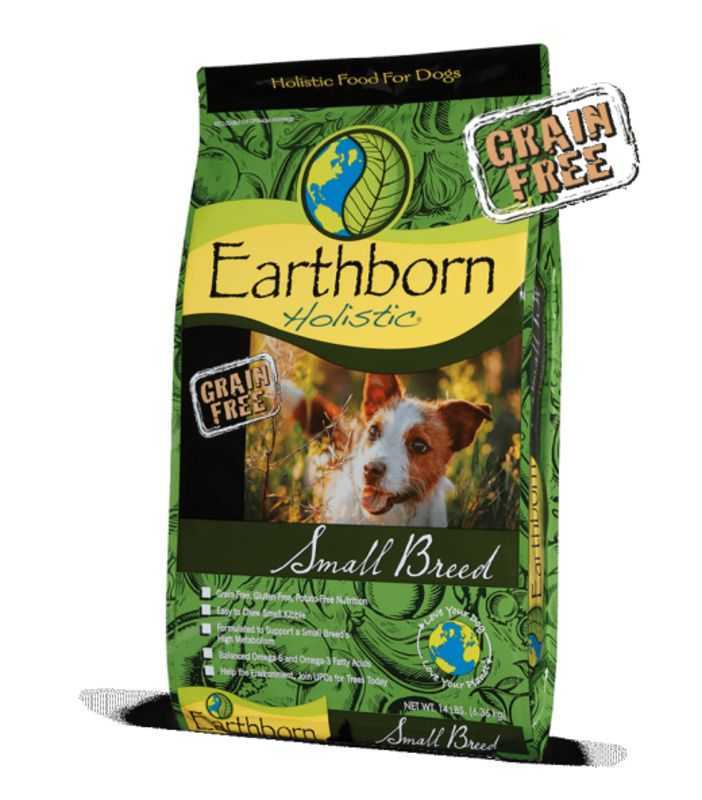 Earthborn Holistic (Эрсборн Холистик) Dog Small Breed - Сухой беззерновий корм с курицей и белой рыбой для взрослых собак мелких пород (2,27 кг) в E-ZOO