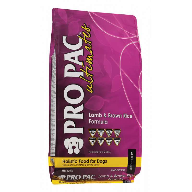 PRO PAC (Про Пак) Ultimates Lamb & Brown Rice - Сухой корм с ягненком и рисом для собак всех пород (12 кг) в E-ZOO