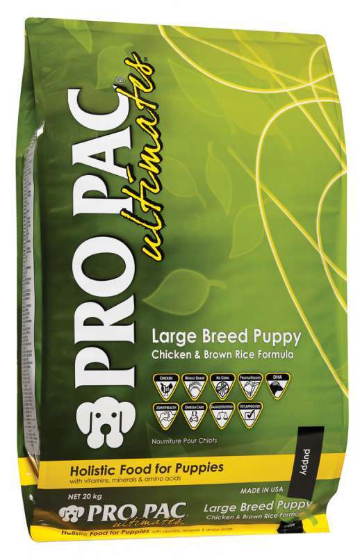 PRO PAC (Про Пак) DOG Ultimate Large Breed Puppy Chicken & Brown Rice Formula - Сухой корм с курицей и рисом для щенков крупных пород (2,5 кг) в E-ZOO