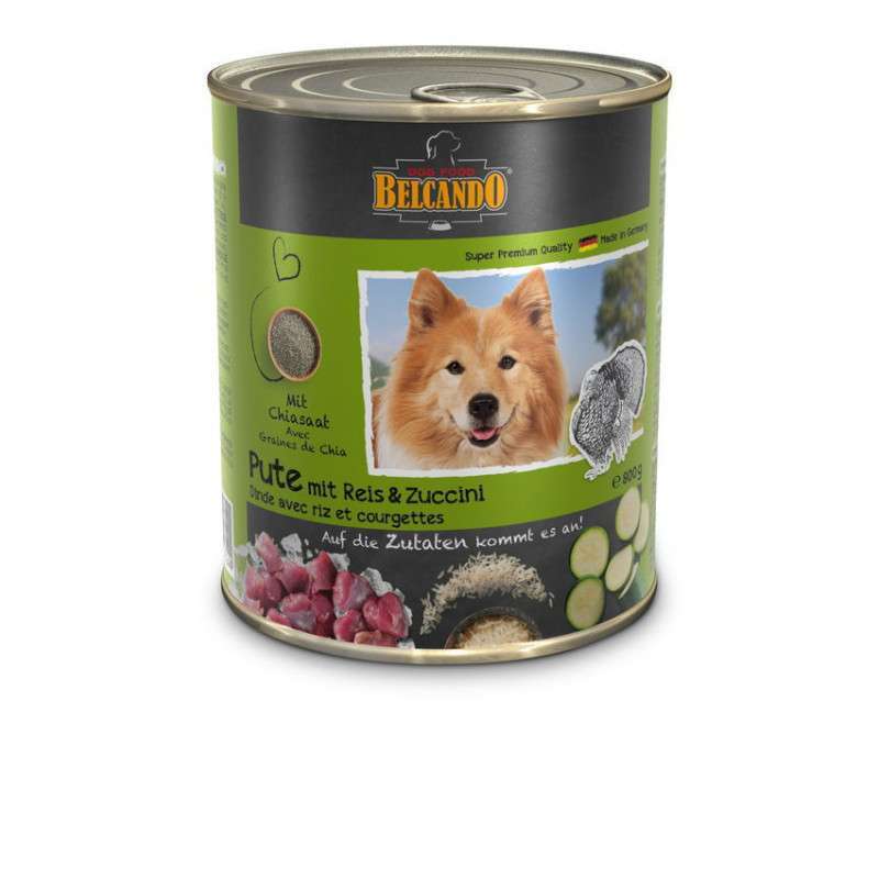 Belcando (Белькандо) Truthahn - Консервований корм з індичкою, рисом і цукіні для дорослих собак (800 г) в E-ZOO