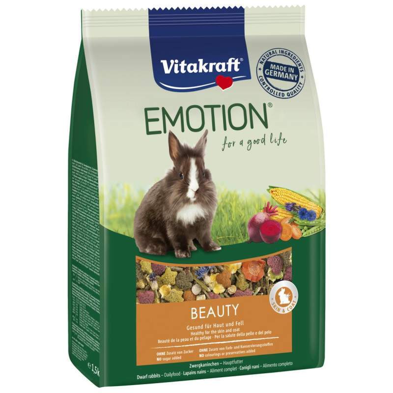 Vitakraft (Витакрафт) Emotion Beauty Selection - Корм для кроликов (600 г) в E-ZOO