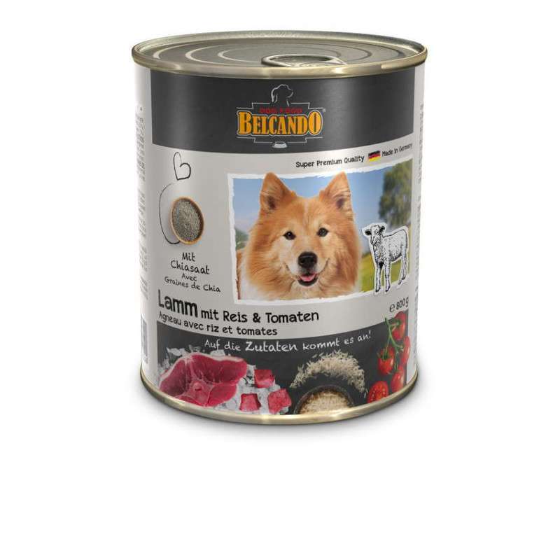 Belcando (Белькандо) Lamm - Консервований корм з ягням, рисом і помідорами для дорослих собак (800 г) в E-ZOO