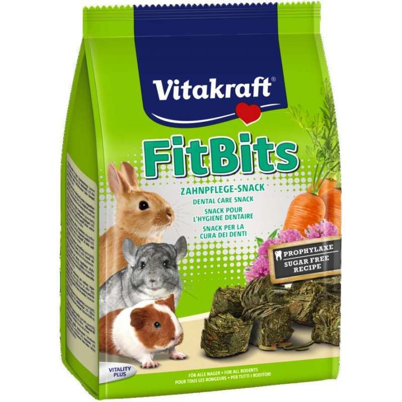 Vitakraft (Вітакрафт) Fit Bits - Ласощі-заточка для зубів для всіх видів гризунів (500 г) в E-ZOO