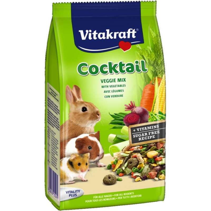 Vitakraft (Витакрафт) Cocktail Veggie Mix - Смесь для грызунов с овощами (150 г) в E-ZOO