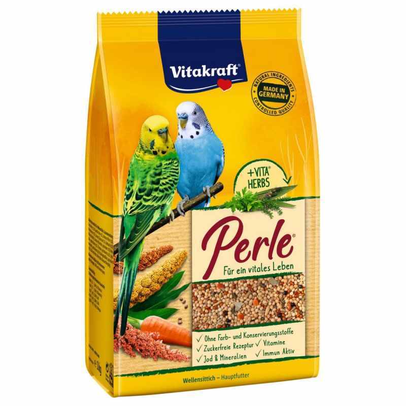 Vitakraft (Витакрафт) Premium Menu Perle - Корм для волнистых попугаев (500 г) в E-ZOO