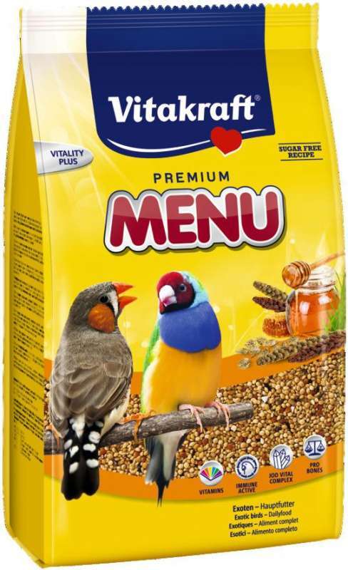 Vitakraft (Вітакрафт) Premium Menu - Корм для екзотичних птахів (500 г) в E-ZOO