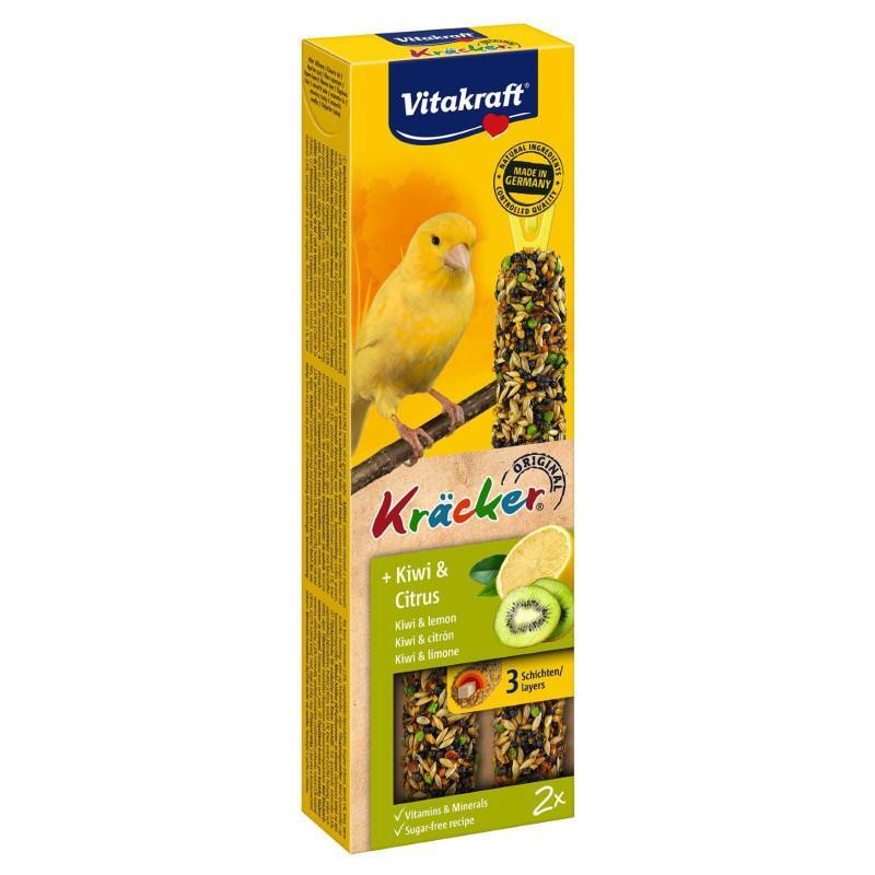 Vitakraft (Витакрафт) Kracker Original Kiwi&Citrus - Крекер с киви и цитрусами для канареек (2 шт./уп.) в E-ZOO