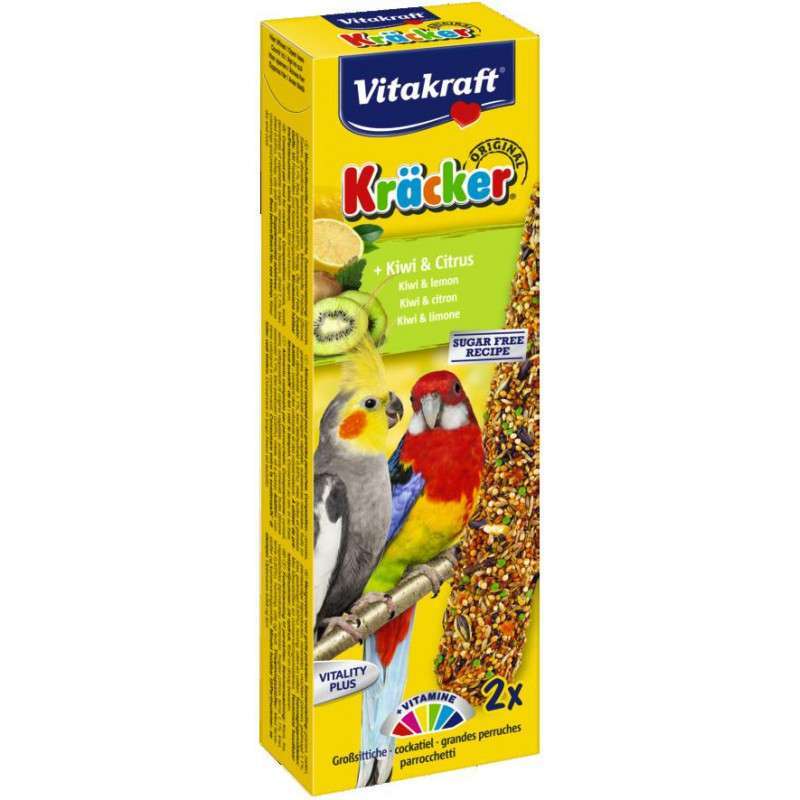 Vitakraft (Витакрафт) Kracker Original Kiwi&Citrus - Крекер с киви и цитрусами для нимф (2 шт./уп.) в E-ZOO