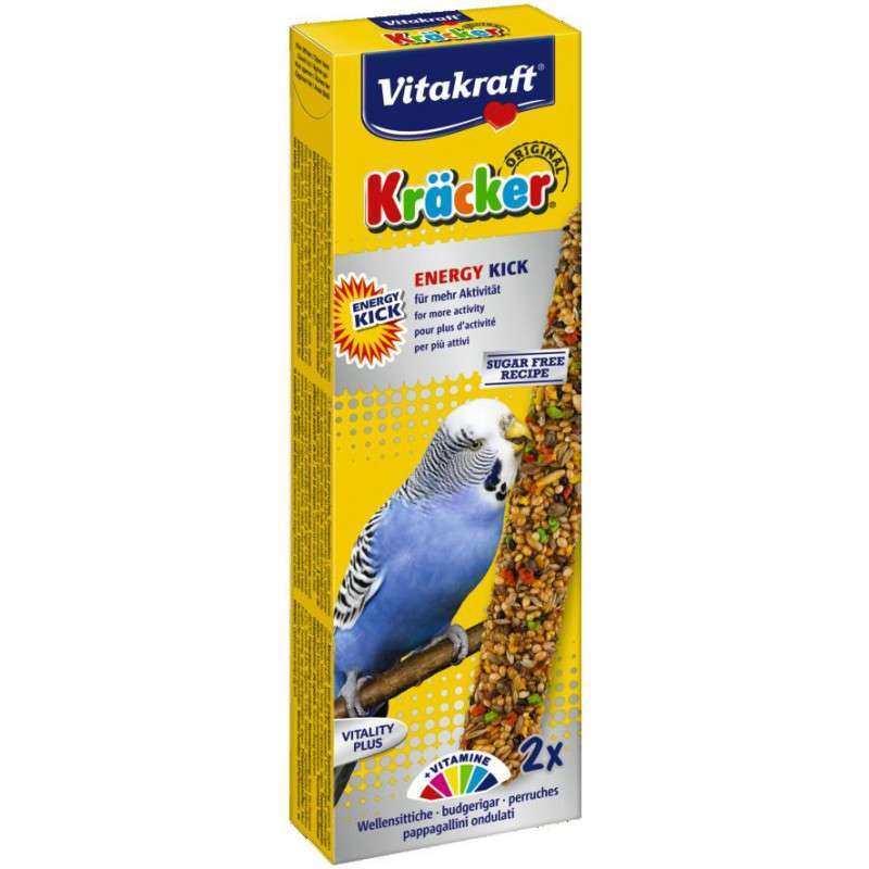 Vitakraft (Витакрафт) Kracker Original Energy Kick - Крекер для попугаев с витаминами (2 шт./уп.) в E-ZOO