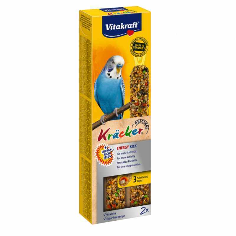 Vitakraft (Витакрафт) Kracker Original Energy Kick - Крекер для попугаев с витаминами (2 шт./уп.) в E-ZOO