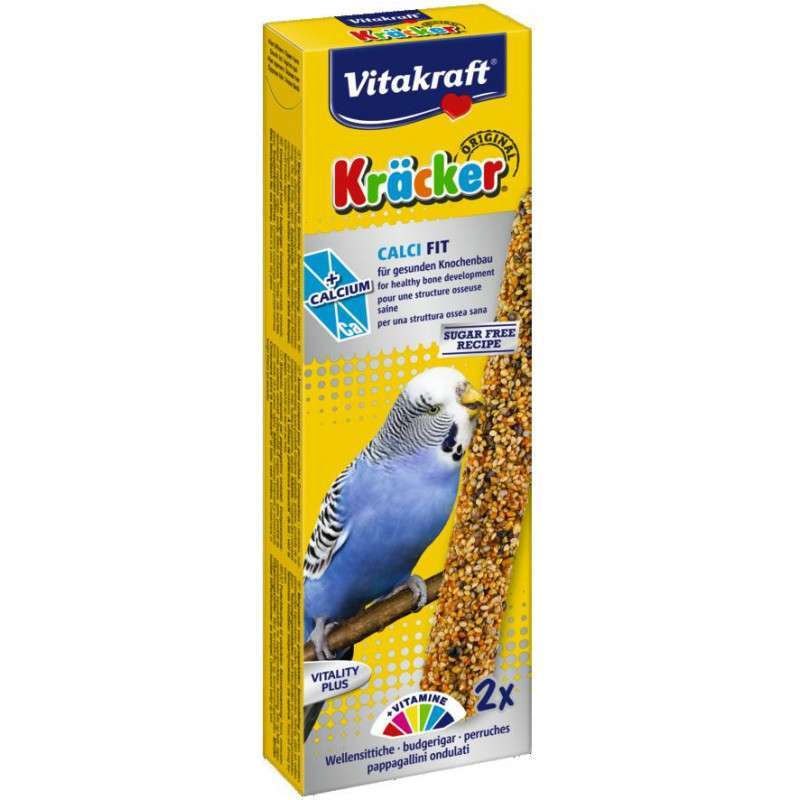 Vitakraft (Витакрафт) Kracker - Крекер для волнистых попугаев с кальцием (2 шт./уп.) в E-ZOO